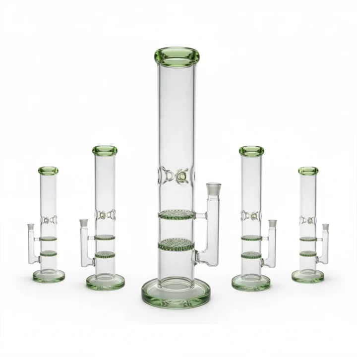 Double Tree Percolator Bong - Glass