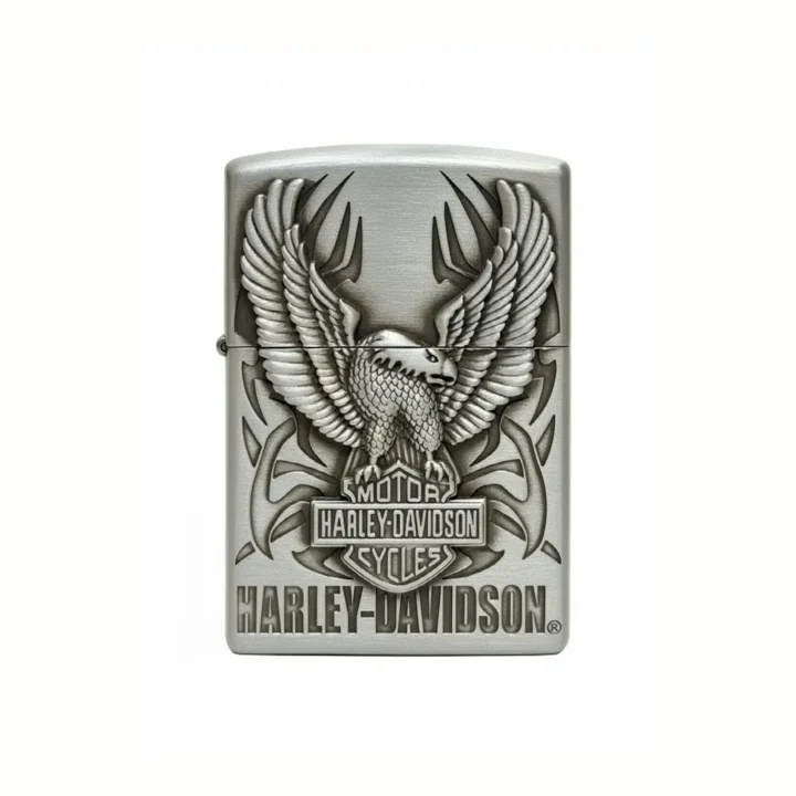 harley davidson fancy lighter silver