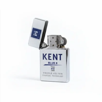Kent Blue 8 Lighter after open
